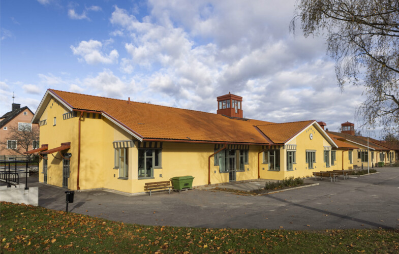 Byggnationen av Stene skola i Kumla – klassisk i form och design men modern inuti