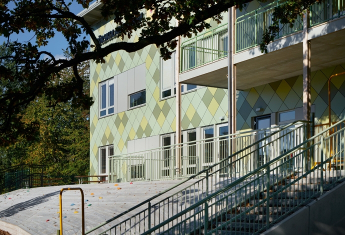 Brandsäker fibercementfasad