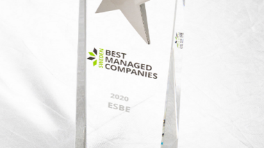ESBE är ett av Sweden’s Best Managed Companies 2020