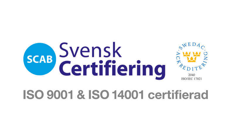 iCell är ISO-certifierat!