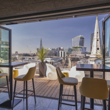 Kebony terrace offers exceptional views of London’s iconic skyline