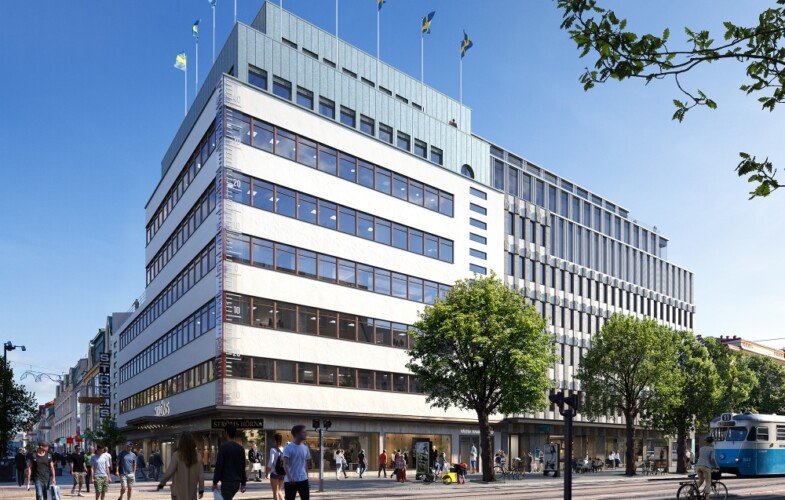 Martinsons levererar påbyggnad till centrala Göteborg