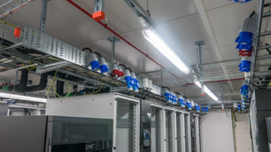 Smart LED-belysning i Teracoms nya serverhall