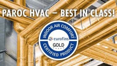 Paroc certifierat enligt Eurofins Indoor Air Comfort GOLD