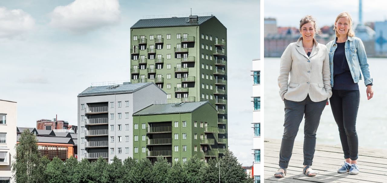kvarteret dockan white arkitekter prefa återvinning återvunnen aluminium svensk byggplåt åsa askergren Stina Hillinge 