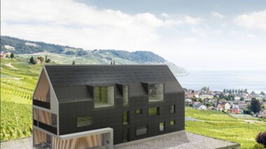 Swisspearl lanserar Sunskin – integrerade solceller för tak och fasad