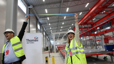 Thomas Betong inviger ny fabrik i Heby väster om Uppsala