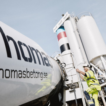 Thomas Betongs fabriker drivs med 100% förnybara bränslen