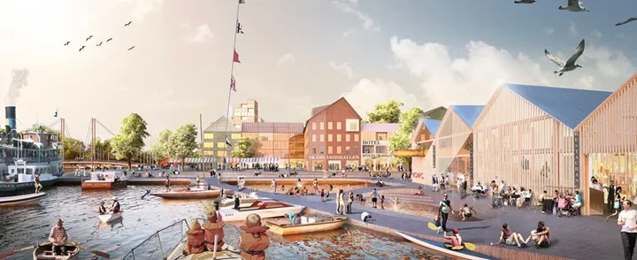Hamntorget-Norrtalje-hamn