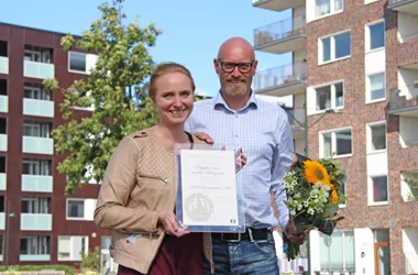 HSB ProjektPartner tar emot miljöpris för Fullriggaren