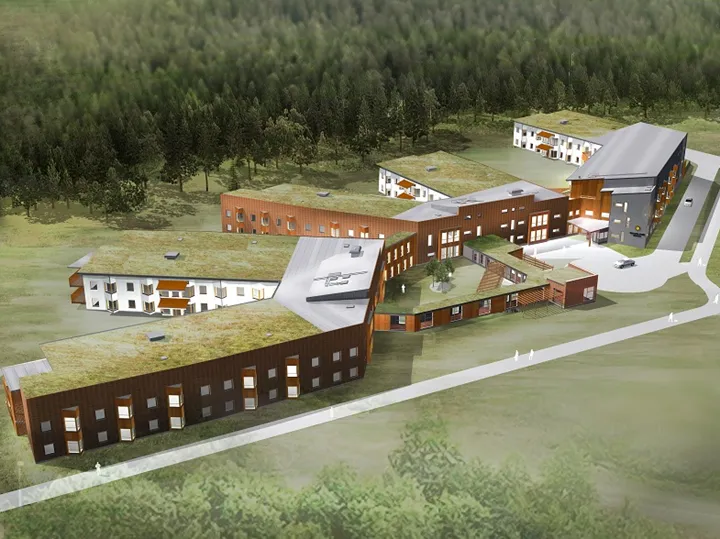Oskarslunds vårdboende får gröna tak från Buildsmart