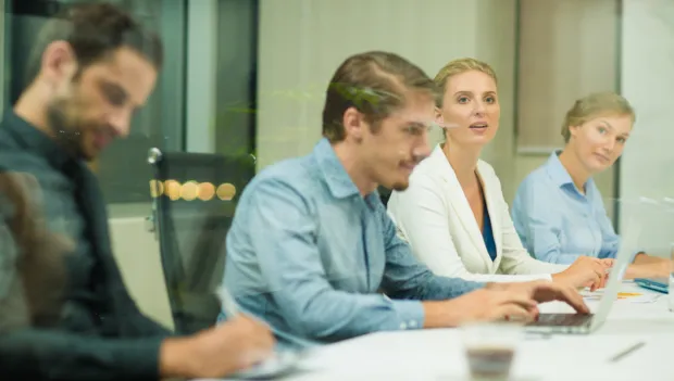Business People Listening Presentation