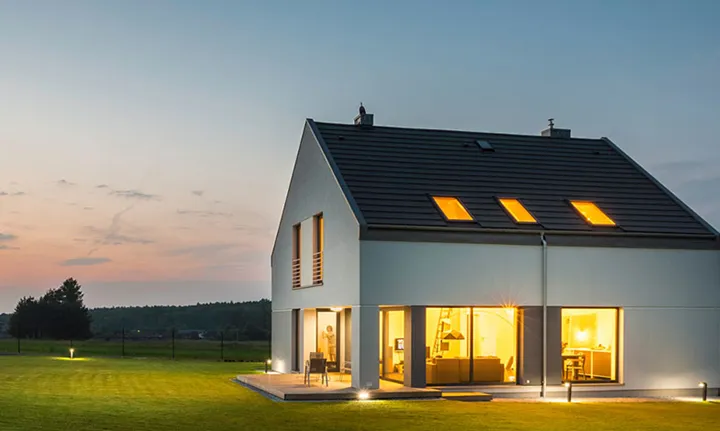 Belysning-hus
