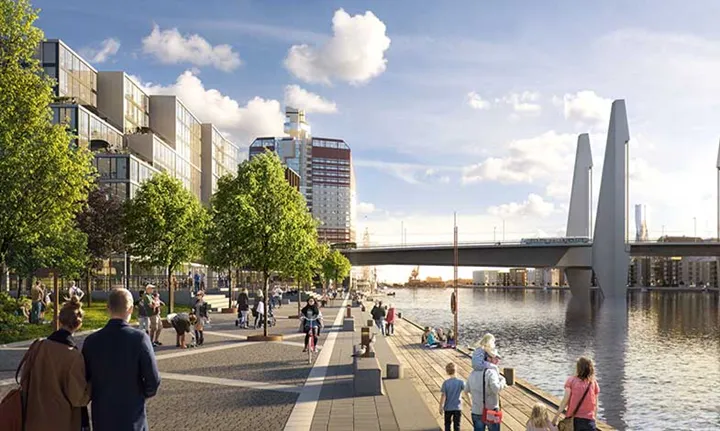 Älvstaden-Centralområdet_Kajstråket
