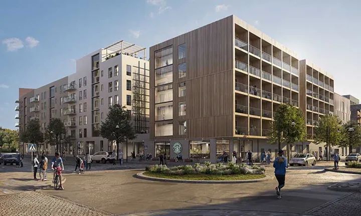 Barkarbystaden-får-studentbostäder-och-förskola-i-trä