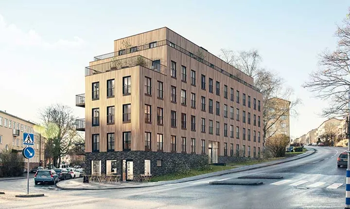Byggstart-för-trähus-i-Midsommarkransen