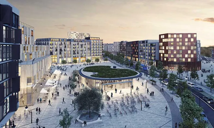 Barkarbystaden_torg
