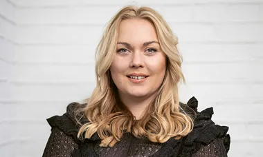 Amanda Borneke fick Betongbranschens miljöpris 2019. Det ser hon som en sporre att inspirera betongbranschen till ännu mer återbruk.