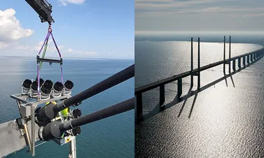 Öresundsbron firar jubileum med nytt ljus