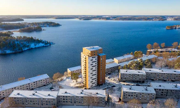 Höghuset Triglyfen får silvercertfiering