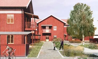 Hyresbostäder i trä på gång i Sundborn