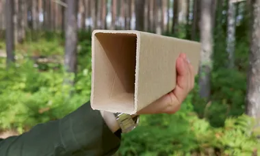 Byggregel av papper minskar klimatavtrycket