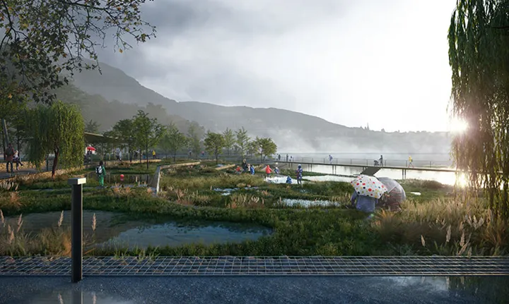 Parken som ska klara klimatförändringar 100 år framåt