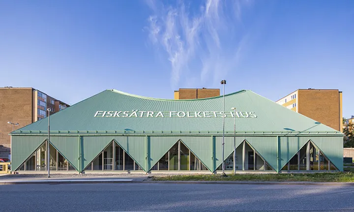 Återvinningsbart Folkets hus tävlar om Plåtpriset