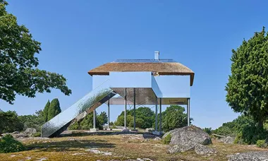 Plåtpriset till Sandellsandbergs naturboende