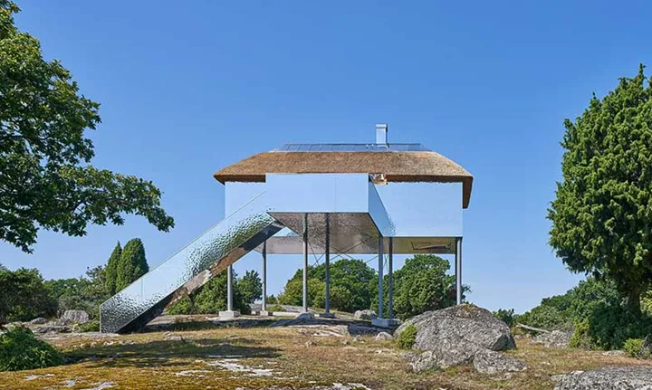 Plåtpriset till Sandellsandbergs naturboende