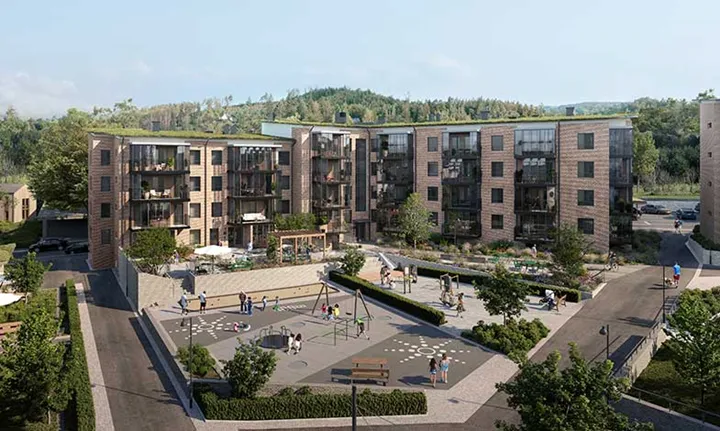 Grönt ljus för Riksbyggens sista etapp på Södergården i Uddevalla