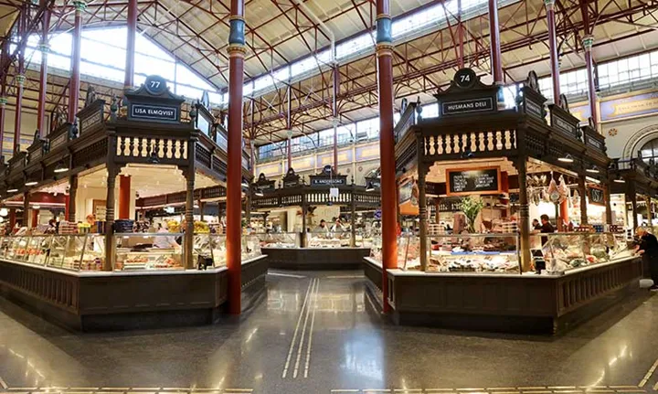 Anrik saluhall blir modern handelsplats