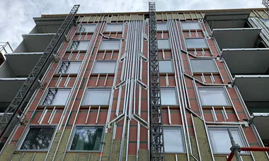 Flera vinster med integrerad fasadlösning