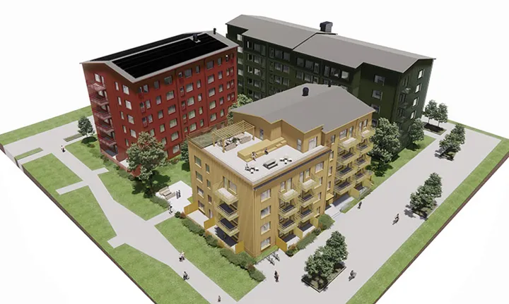 Lindbäcks bygger bostäder för unga vuxna i Rosendal