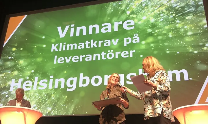 Helsingborgshems klimatkrav på leverantörer prisas