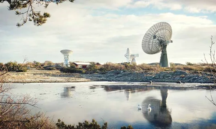 Närmare rymden i cirkulärt besökscentrum