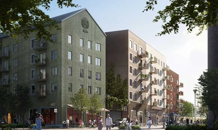 Wallenstam ingår avtal med Lendager - satsar på återbruk i Älta