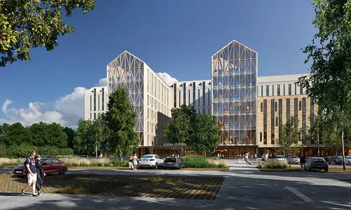 Sweco blir samarbetspartner när Växjös nya akutsjukhus byggs