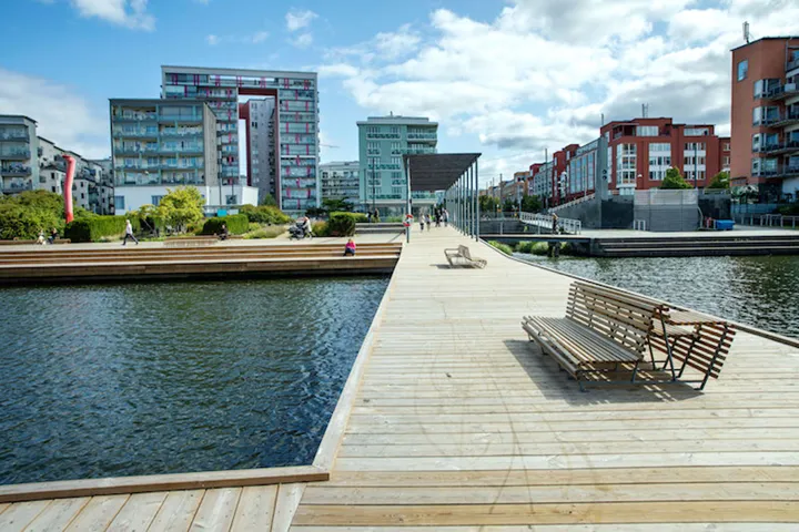 Träskyddspriset 2021, Lugnets Terrass, Hammarby Sjöstad, Stockholm.