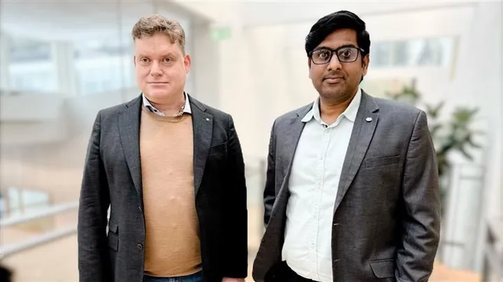 Magnus Löfstrand och Rajesh Patil