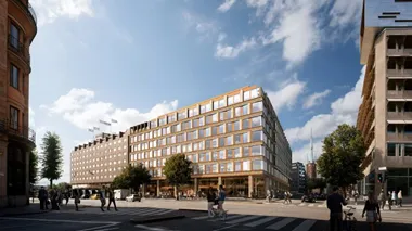 Snäckan 8 visualisering av Byrån för Arkitektur & Urbanism