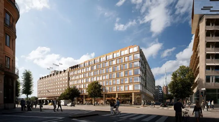 Snäckan 8 visualisering av Byrån för Arkitektur & Urbanism