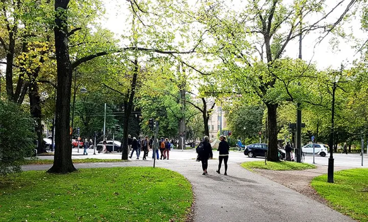 Grön promenad