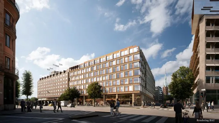 221115_Snäckan 8_Fasad mot Tegelbacken_BAU_Upphovsmärkt_rev_16-9