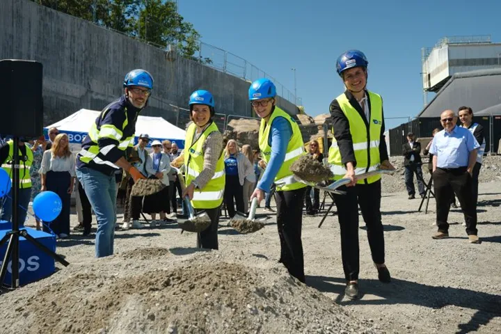 Första spadtag Terrasshusen_Norra Djurgårdsstaden