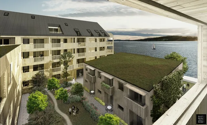 Sjöbodarna Östersund Gisteråsjöstrand Arkitektur
