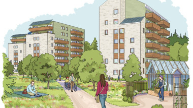 Skövdebostäders Aspö Eko-logi blir passivhus