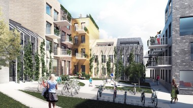 Kontur gör holländska kanalhus i Sollentuna