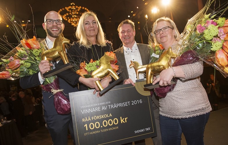 Råå förskola i Helsingborg vinnare av Träpriset 2016