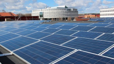 Solceller installeras på Campus Norrbyn